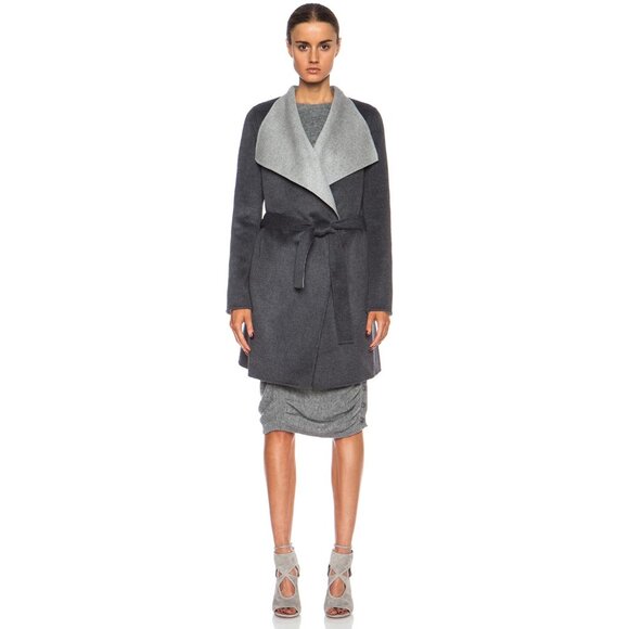 Joseph Jackets & Blazers - Joseph Grey Doubleface "Lisa Long" Coat, size 34. Fits like a size 2